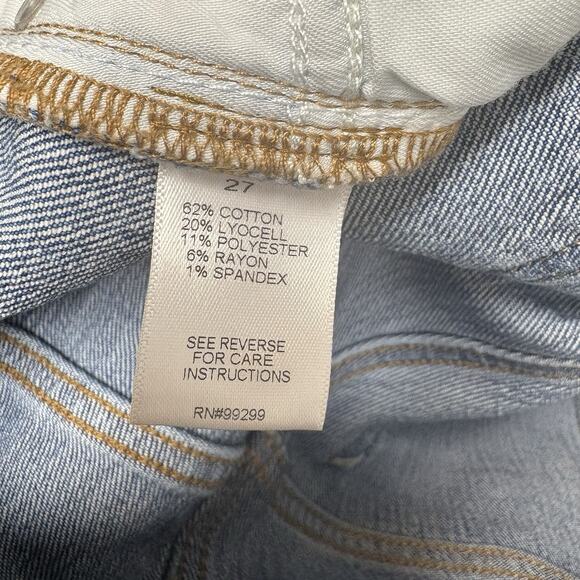 EVEREVE Ever Vintage Barrel Wide Leg Jeans Midwash Blue Women’s Size 27 - Picture 11 of 16